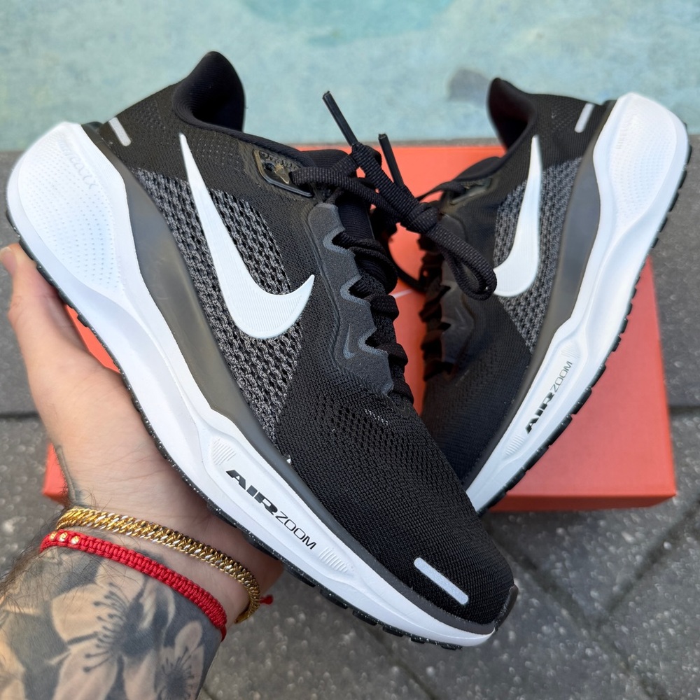 NIKE PEGASUS 41 BLACK WHITE 6.5W